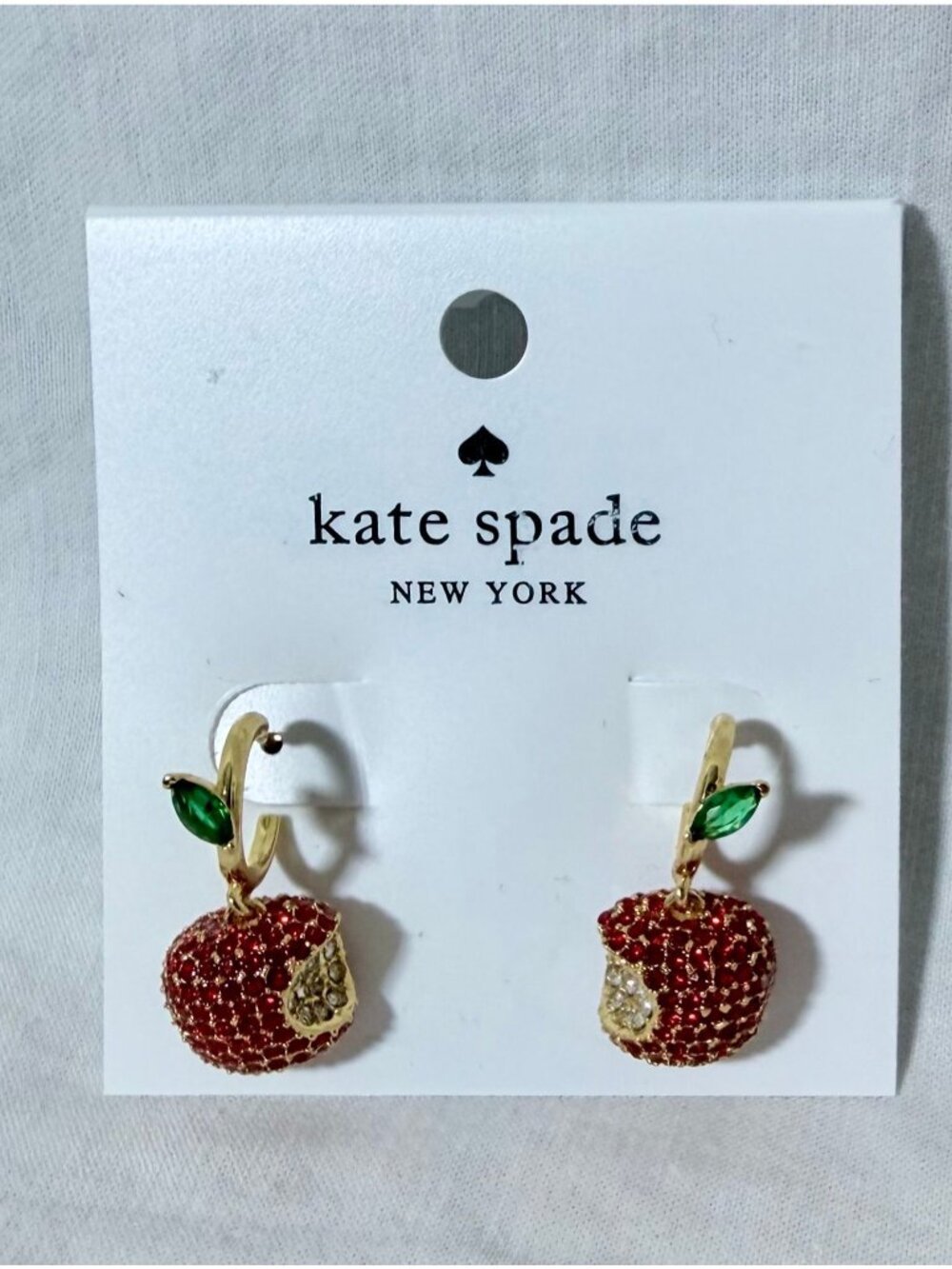 Kate Spade Apple E arrings